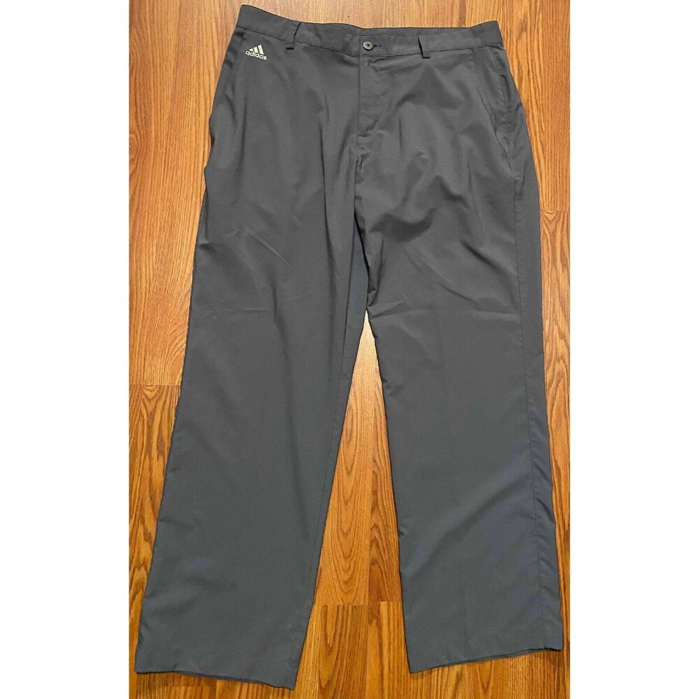 Adidas Climalite Mens 34X30 Golf Pants Athletic Gray Golfing Active